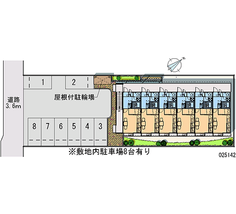 レオパレスＴＯＭＩＮＡＧＡ 月極駐車場