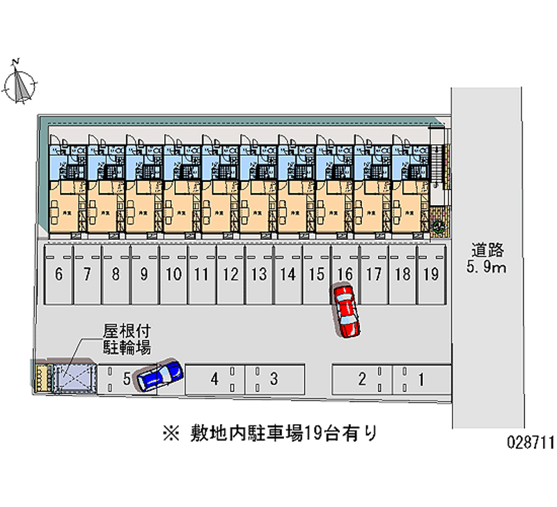 28711 Monthly parking lot