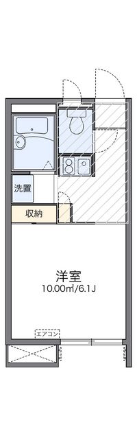 レオパレスメルシー 間取り図