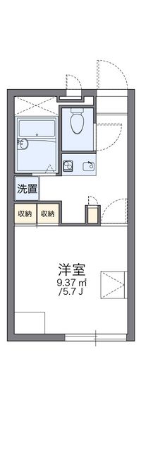 レオパレスバーゼル 間取り図