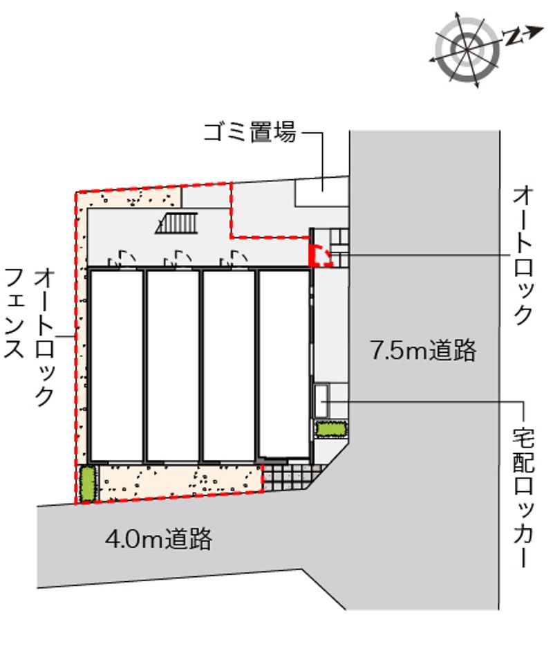 クレイノサンシティ八王子 配置図
