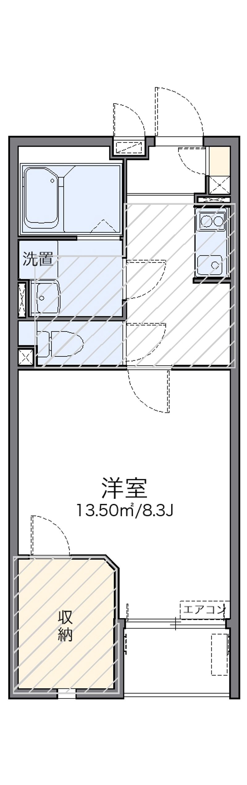 LEONEXT Excel Asahi II Floor plan