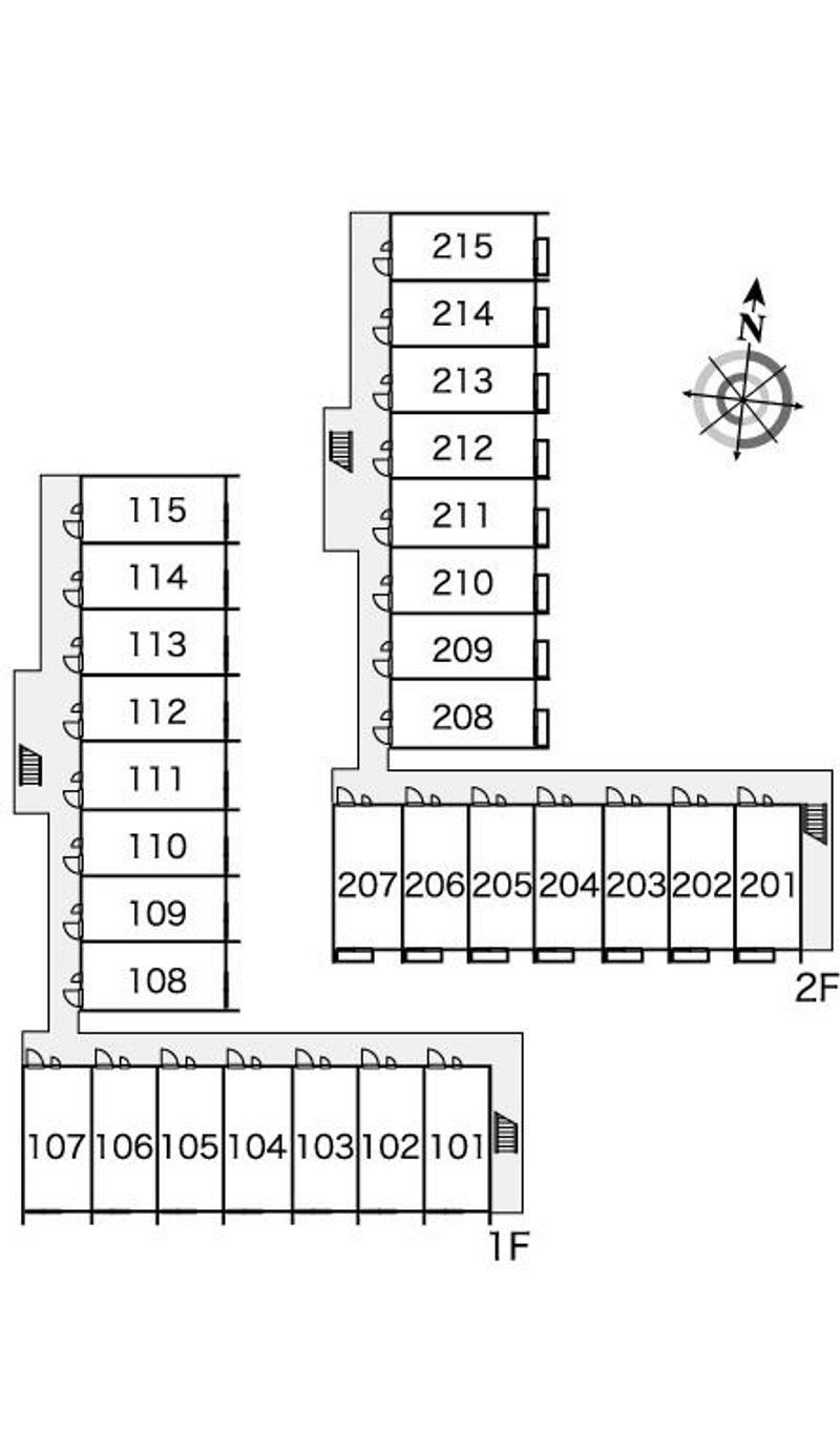 レオパレス糸満Ｓｏｕｔｈ 間取り配置図