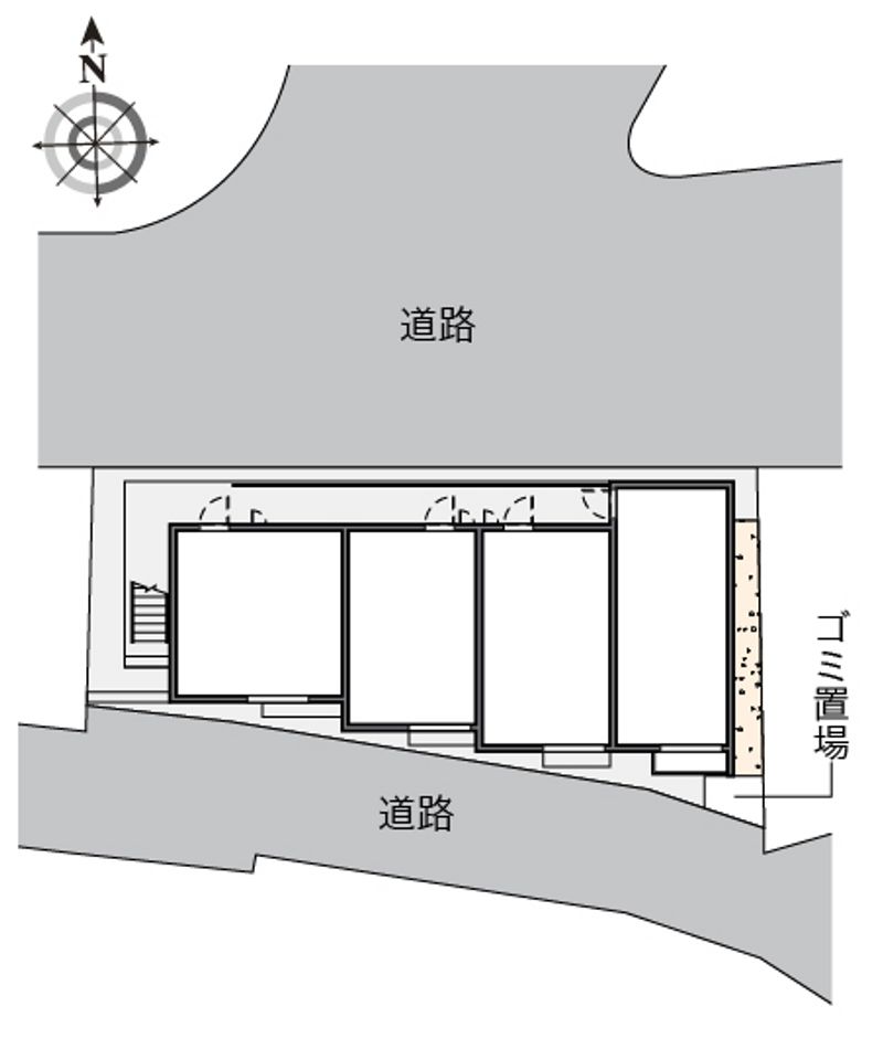 クレイノオーキッド滝野川 配置図