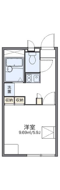 レオパレスファームランド 間取り図