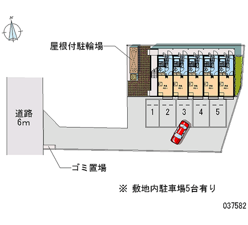 レオパレス彩 月極駐車場