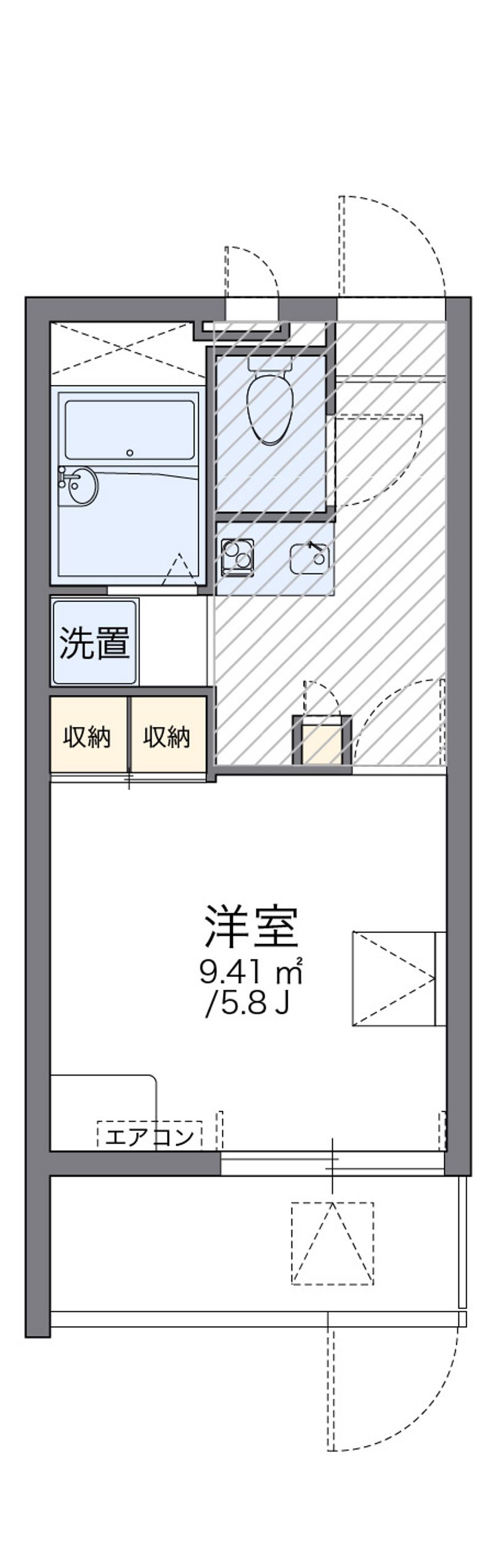 レオパレス琵琶湖 間取り