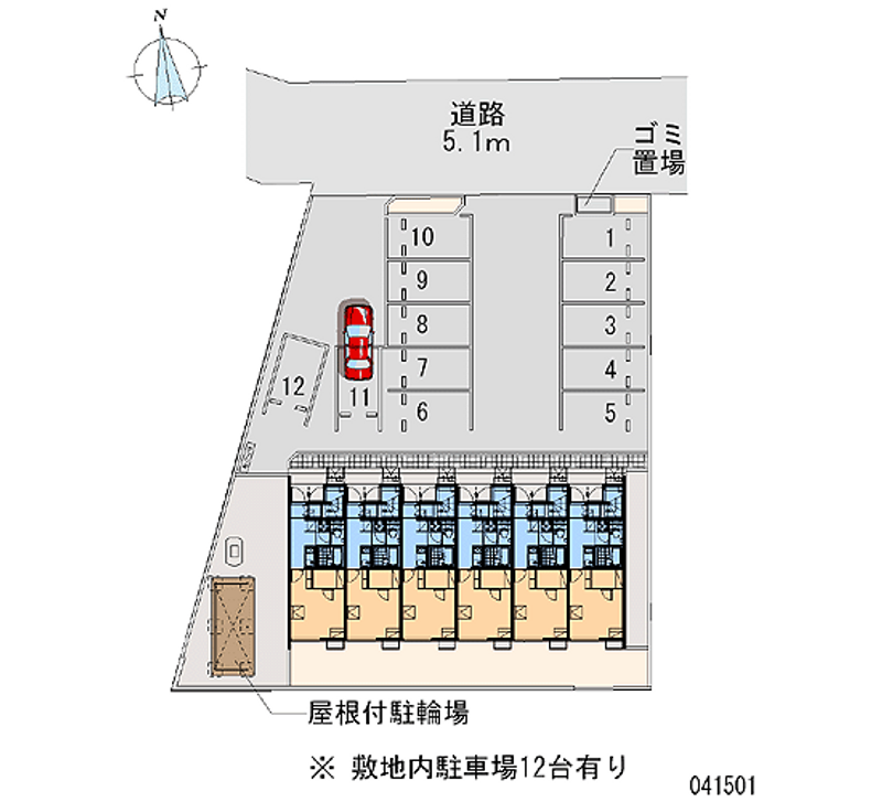 41501 Monthly parking lot