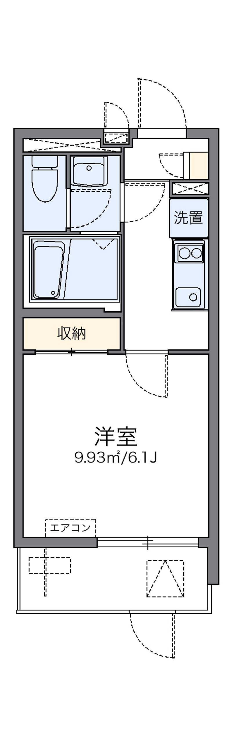 レオネクストアヴリール九条 間取図