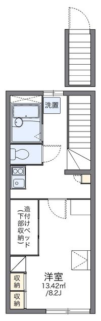 レオパレスさくらんぼ館 間取り図