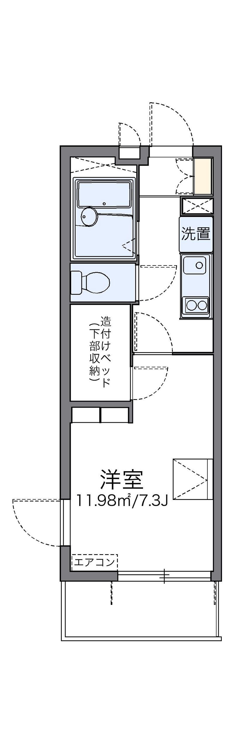 レオパレス南部 間取り