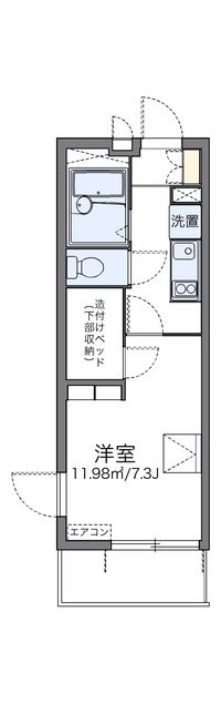 レオパレス南部 間取り図