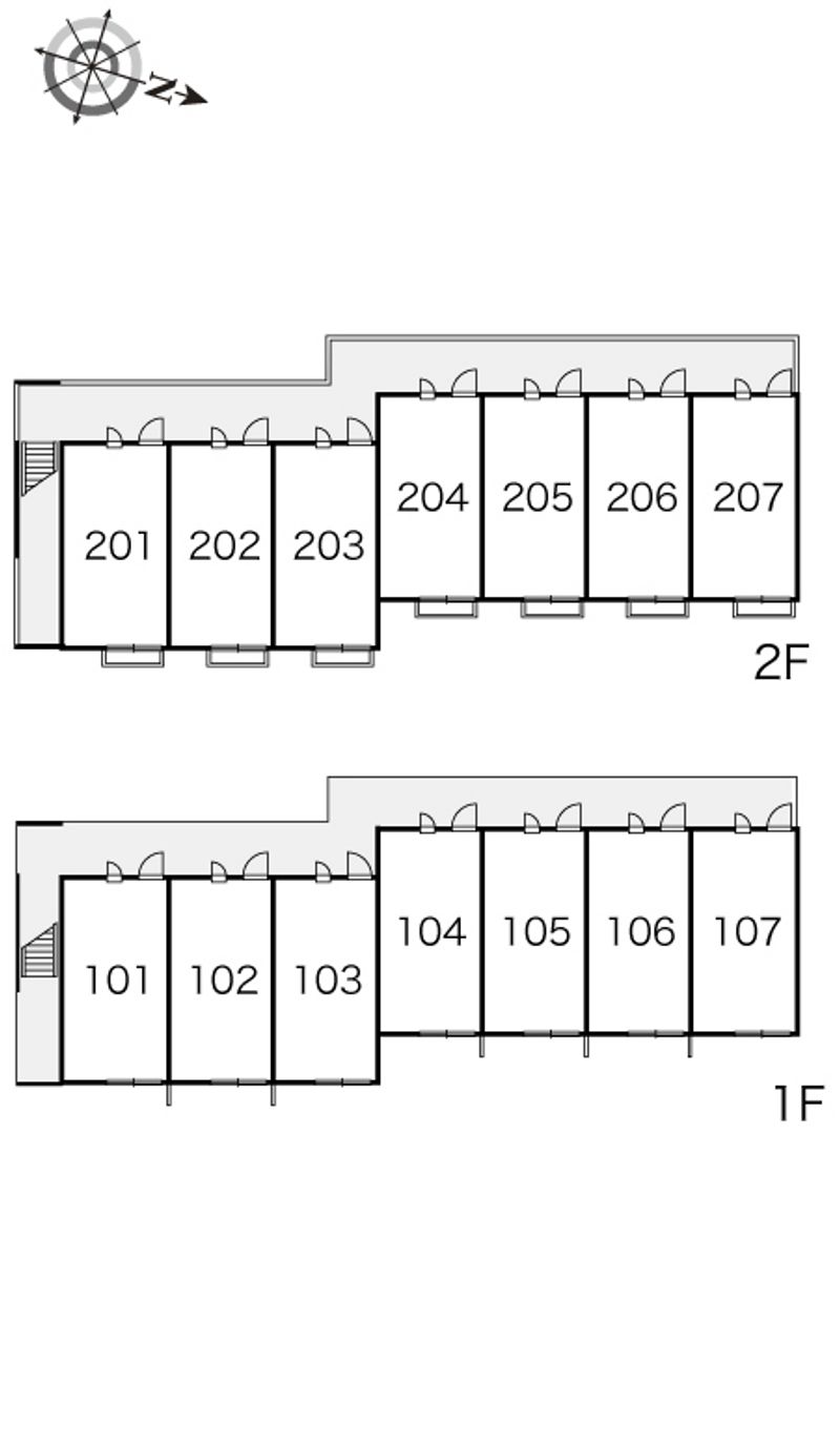 レオパレスロベリア 間取り配置図