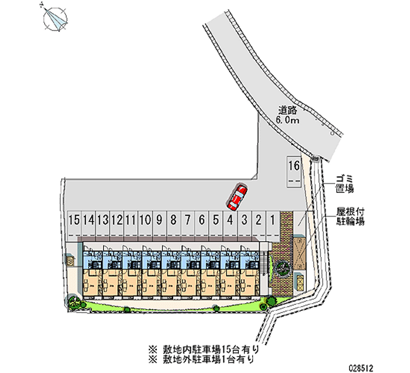 28512 Monthly parking lot