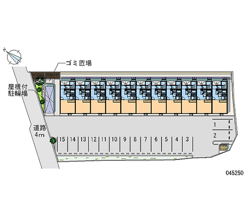 45250 bãi đậu xe hàng tháng