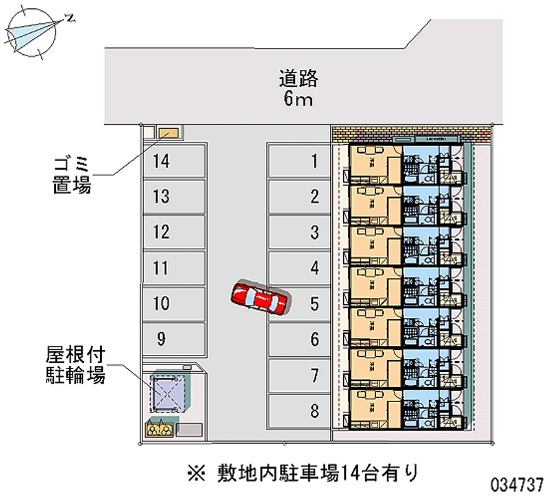 34737 Monthly parking lot