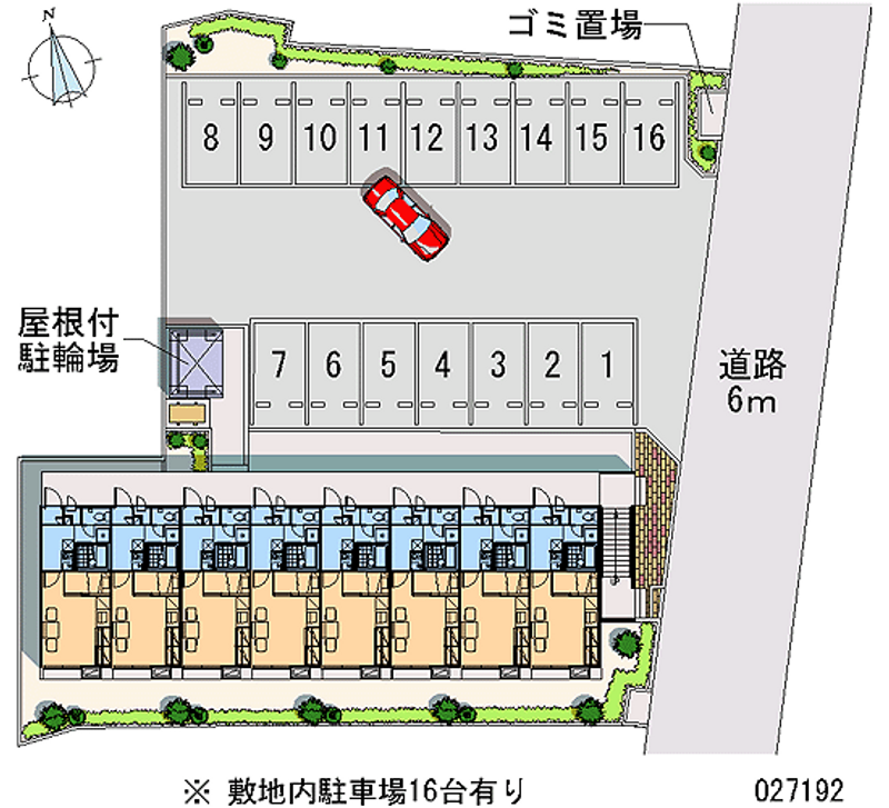 レオパレスＡｉｒⅡ 月極駐車場