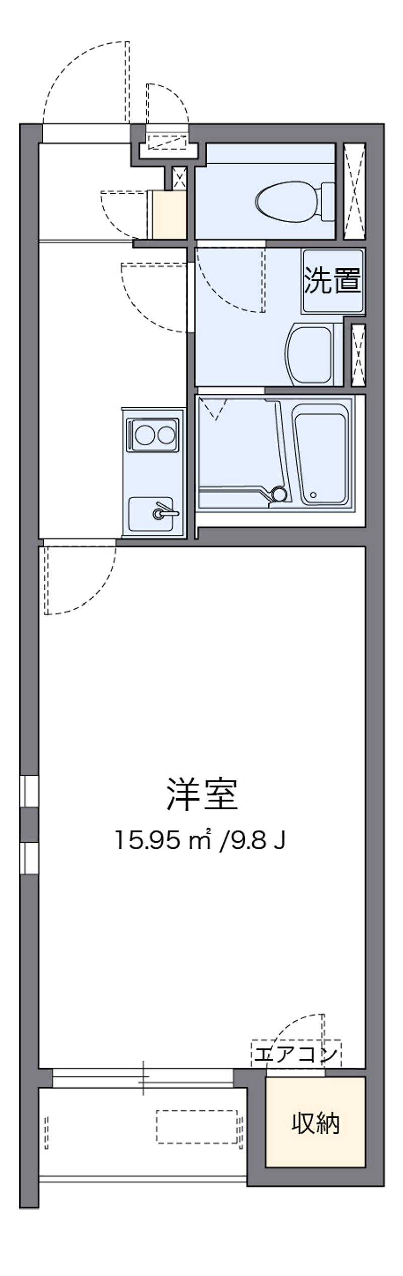 クレイノフェリオ高野口 間取図