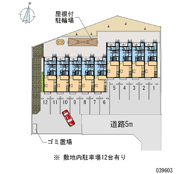 レオパレスソナール 月極駐車場