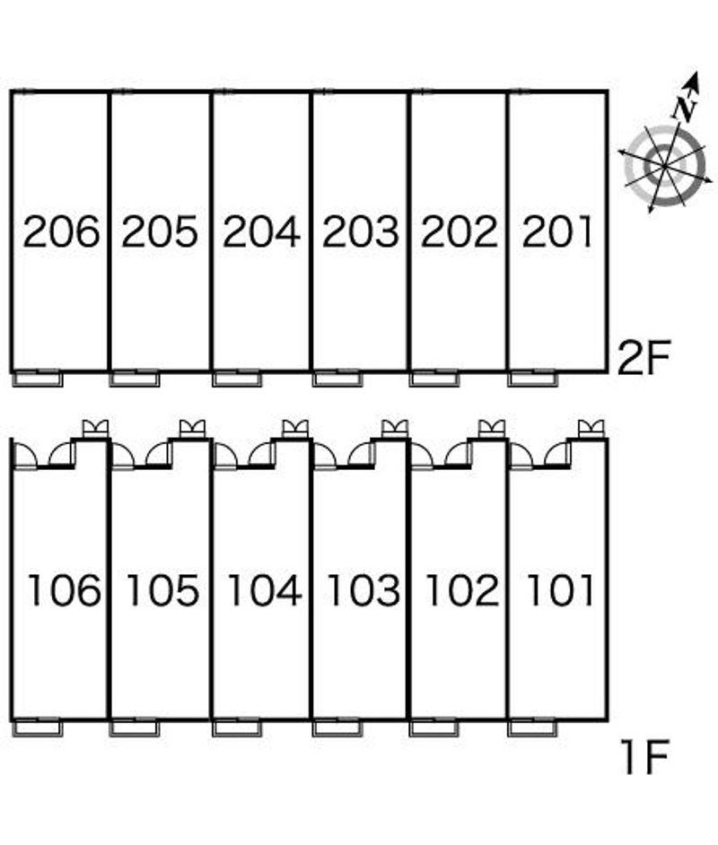 レオパレス匠 間取り配置図