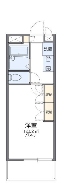 レオパレス行徳エステート 間取り図