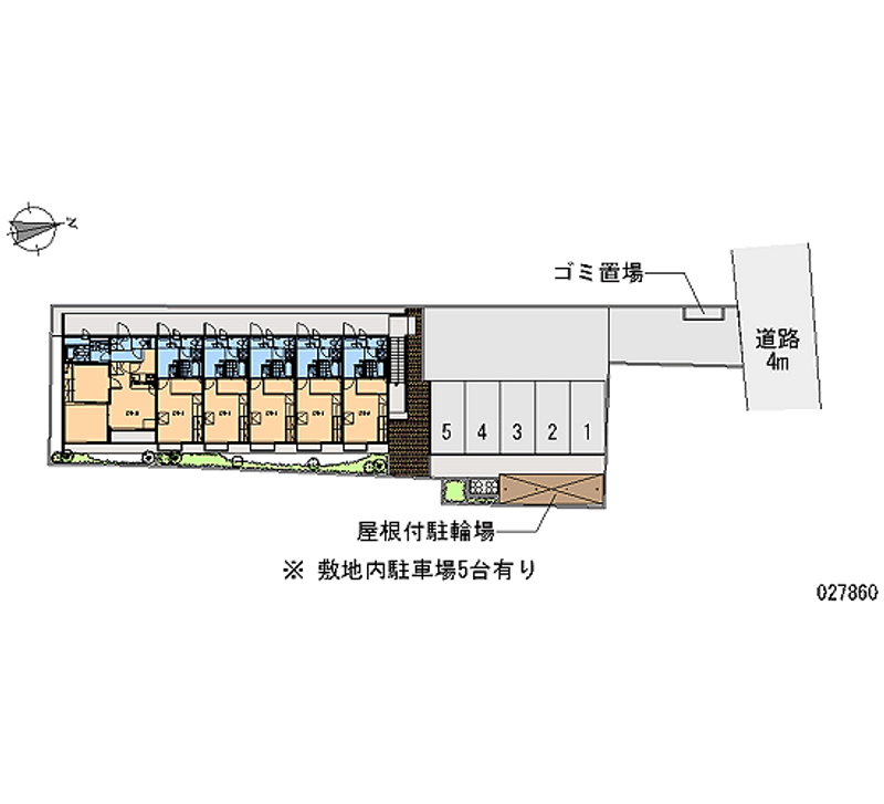 レオパレス旭町 月極駐車場