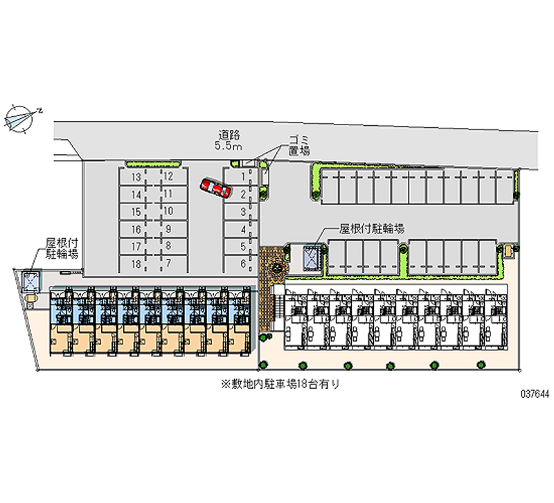 37644 Monthly parking lot