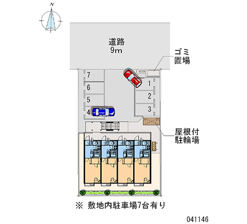 41146 bãi đậu xe hàng tháng