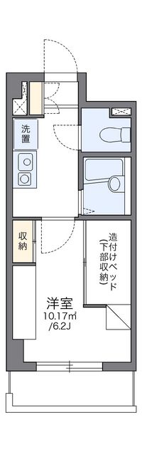レオパレス宇田川町マンション 間取り図