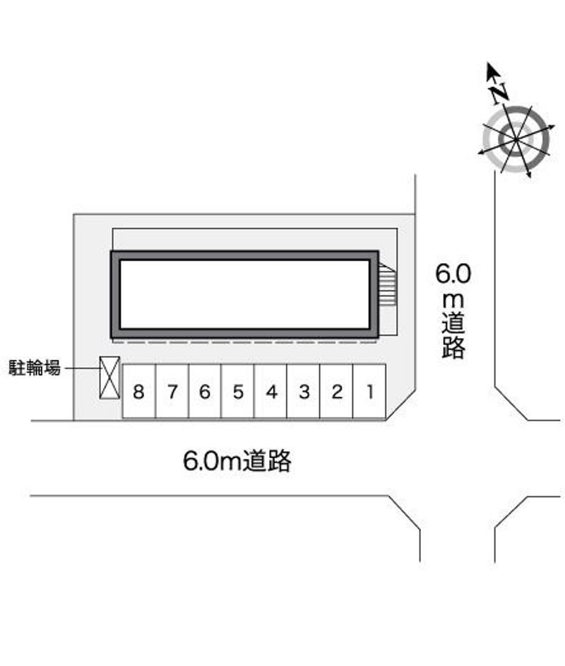 レオパレスペル　テ 配置図