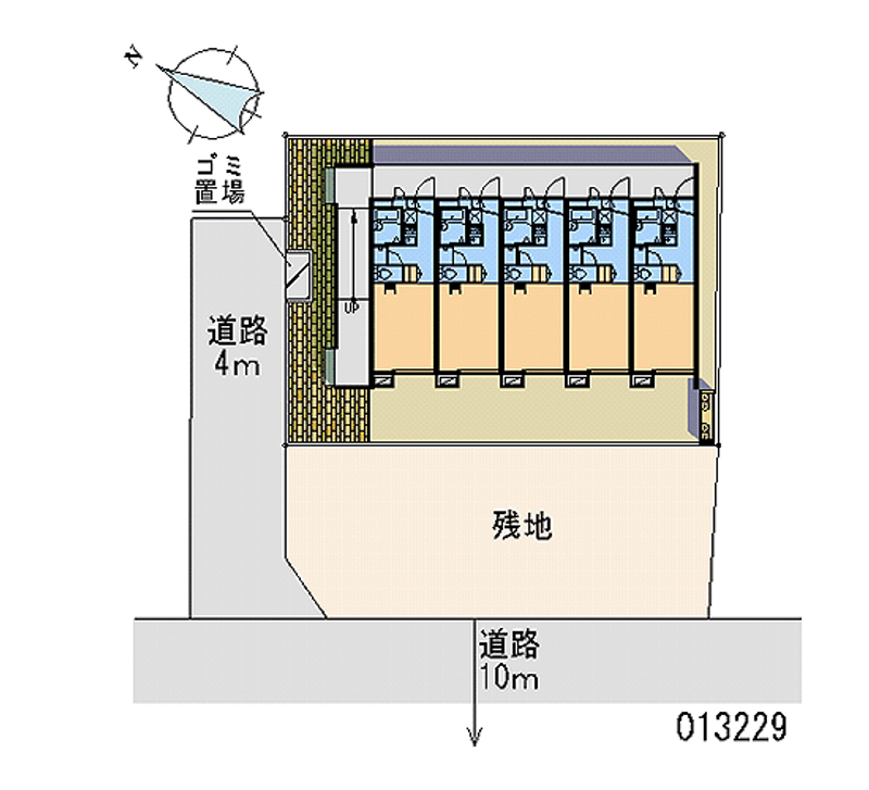 レオパレス黒砂台 区画図
