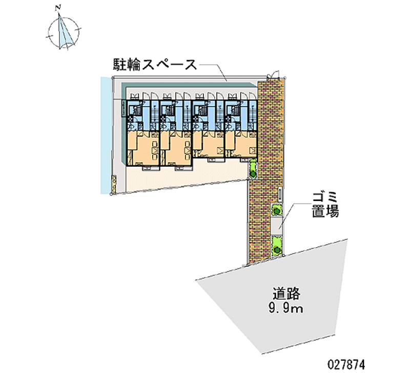 レオパレスＣａｒｍｉｎａ 区画図