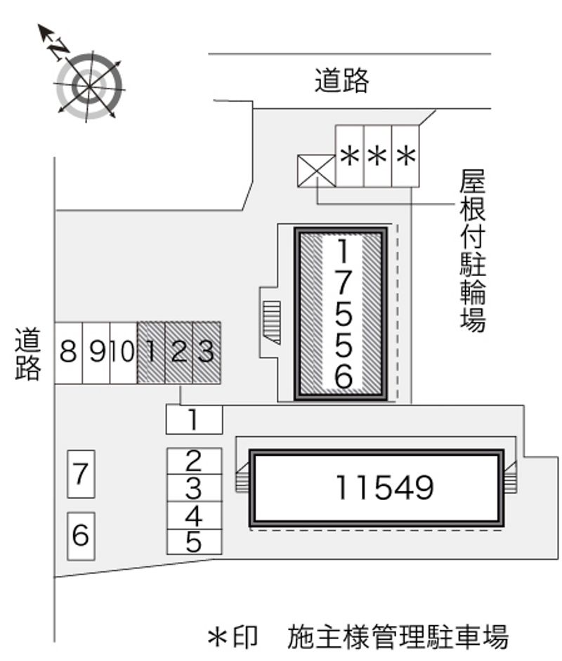 レオパレスラ・ポール 配置図