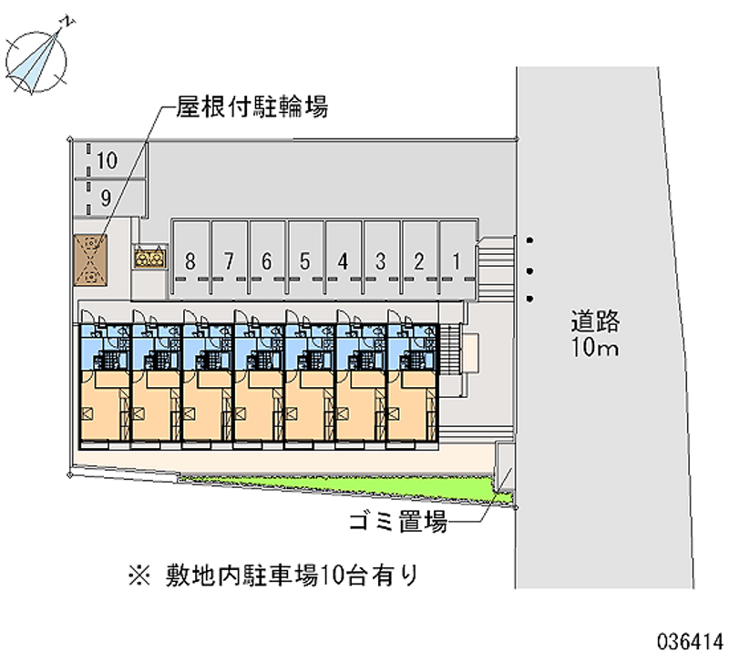 レオパレスエクセル　志賀 月極駐車場