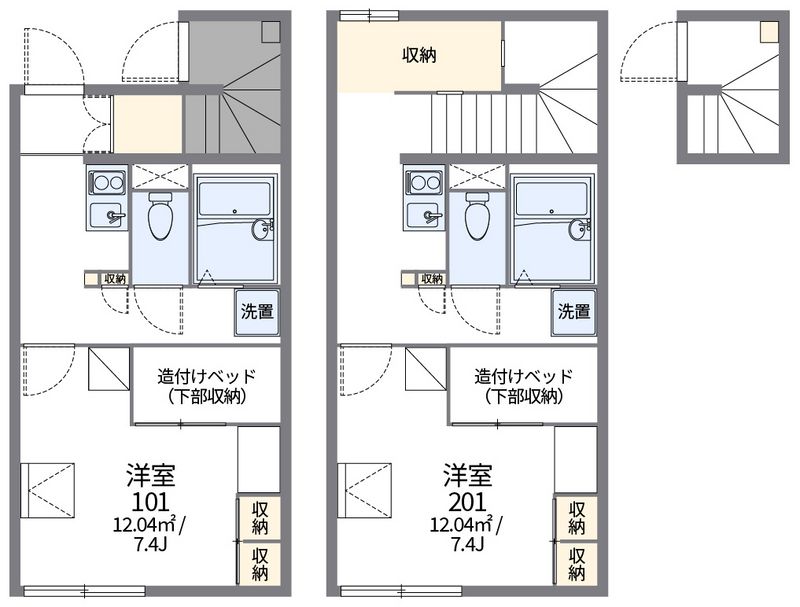 レオパレスリヴェールⅡ 間取図