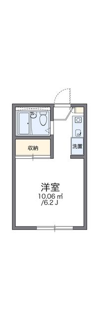 レオパレスＳｏｕｔｈＲｉｖｅｒⅡ 間取り図