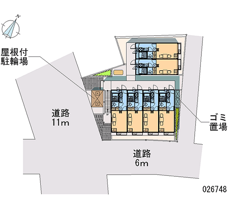 レオパレス東本町 区画図
