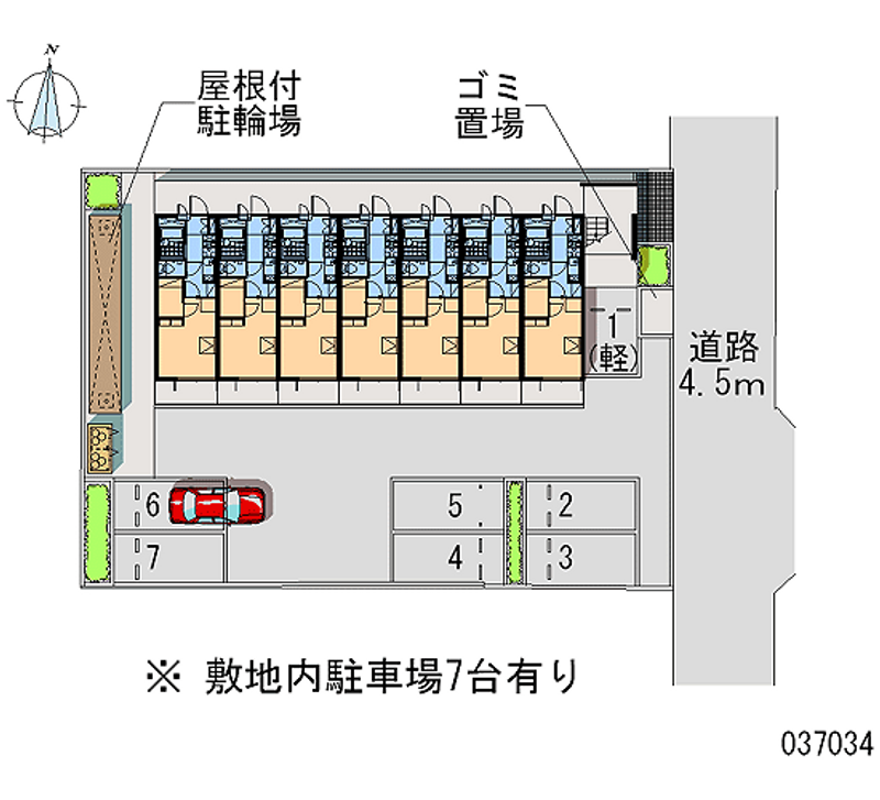 レオパレスＨＡＬ 区画図