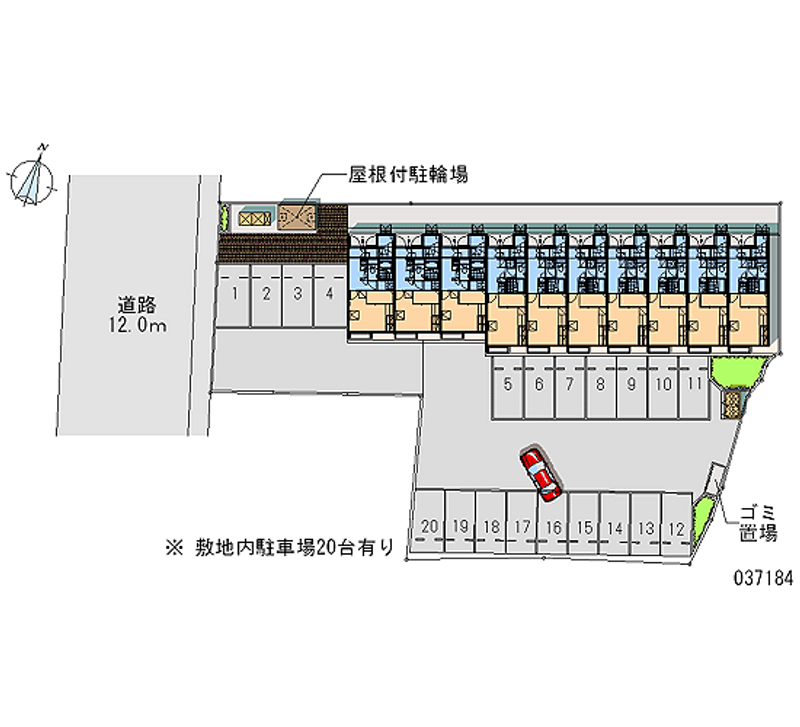 37184 Monthly parking lot