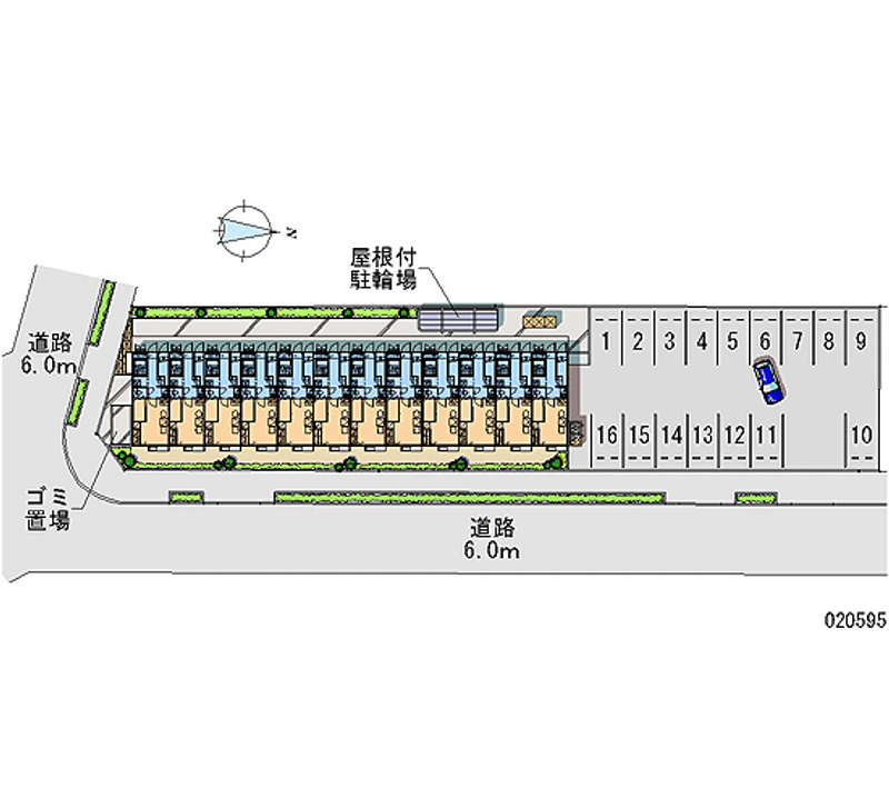 20595 bãi đậu xe hàng tháng