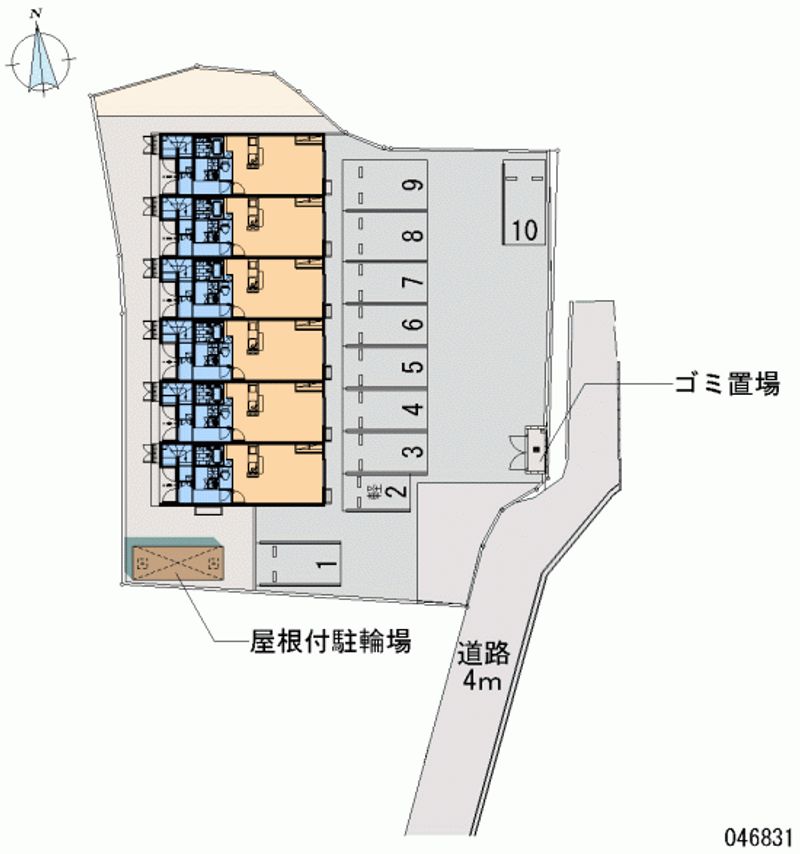 46831 Monthly parking lot