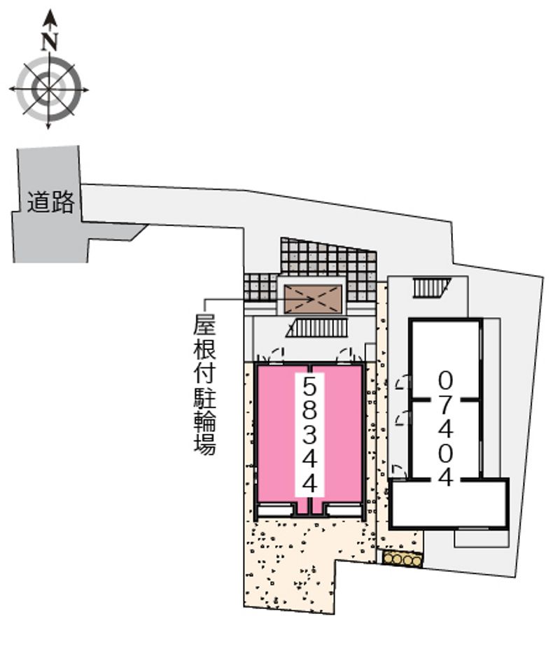 クレイノドゥマンＡ館 配置図