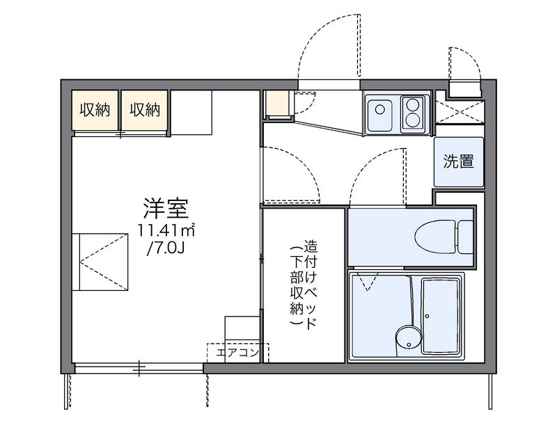 レオパレスクレール 間取り