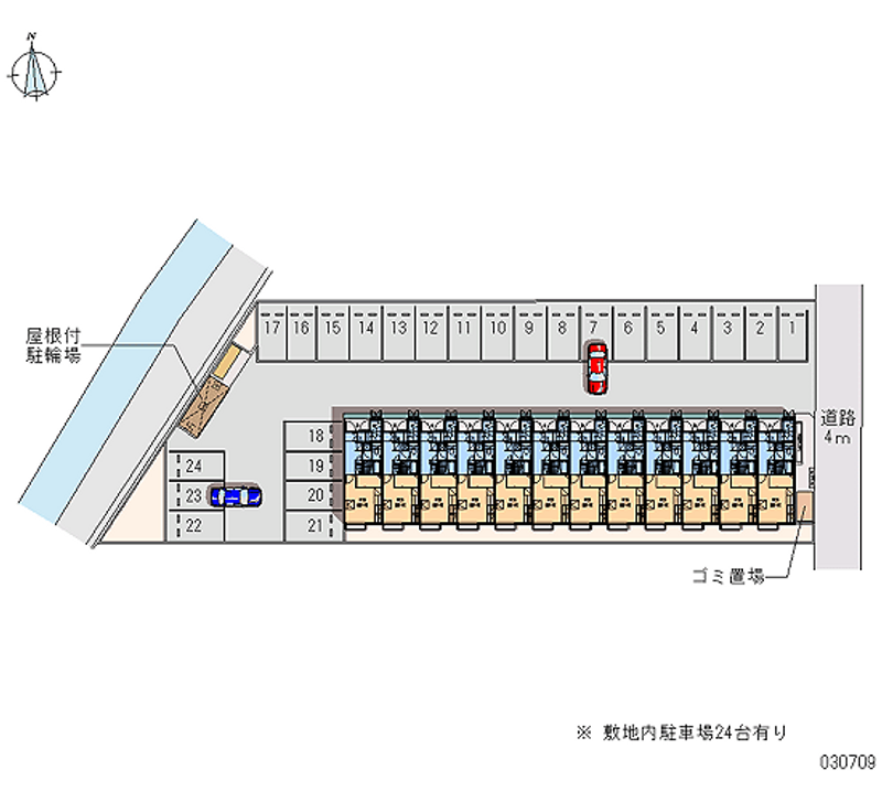 30709 bãi đậu xe hàng tháng