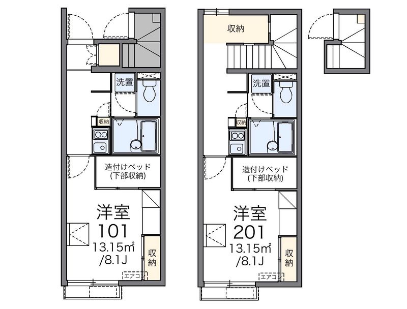 レオパレスボンジュールⅣ 間取図