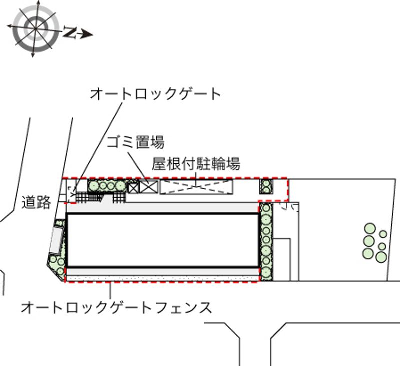 レオパレス南部 配置図