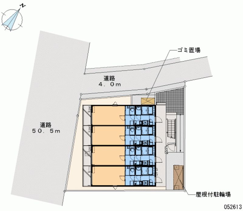 レオネクストアローマ稲毛 区画図