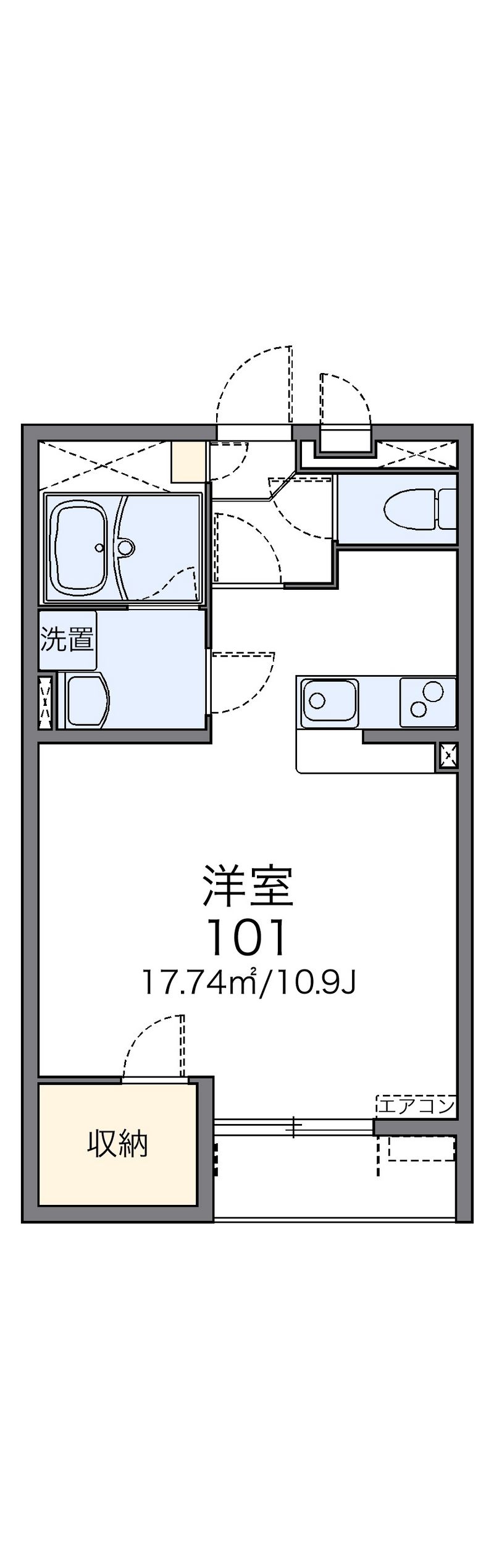 レオネクストディアコート京田辺 間取図