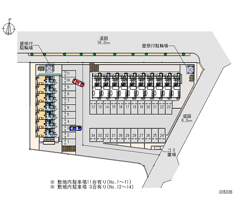 35336 bãi đậu xe hàng tháng