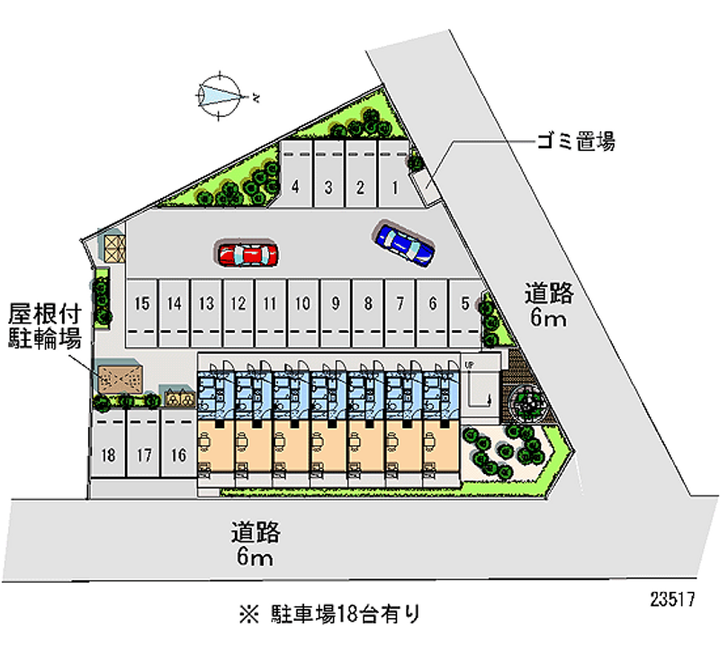 23517 Monthly parking lot